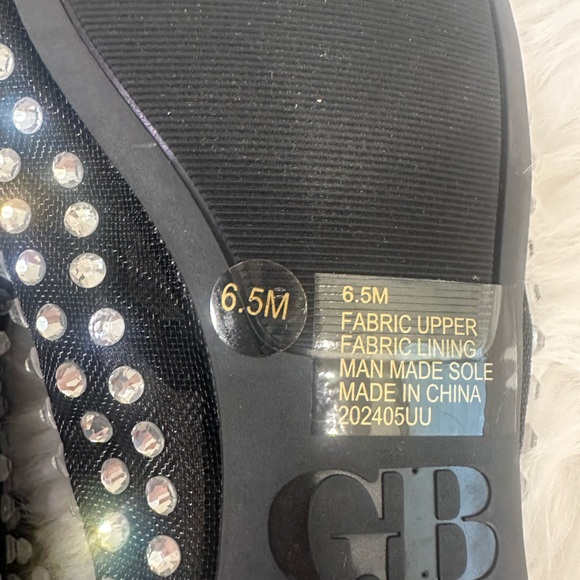 GB Stone Cold Rhinestone Stud Mary Jane Flats - Picture 5 of 5